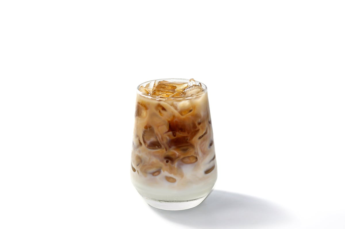 Iced blended coffee served fresh