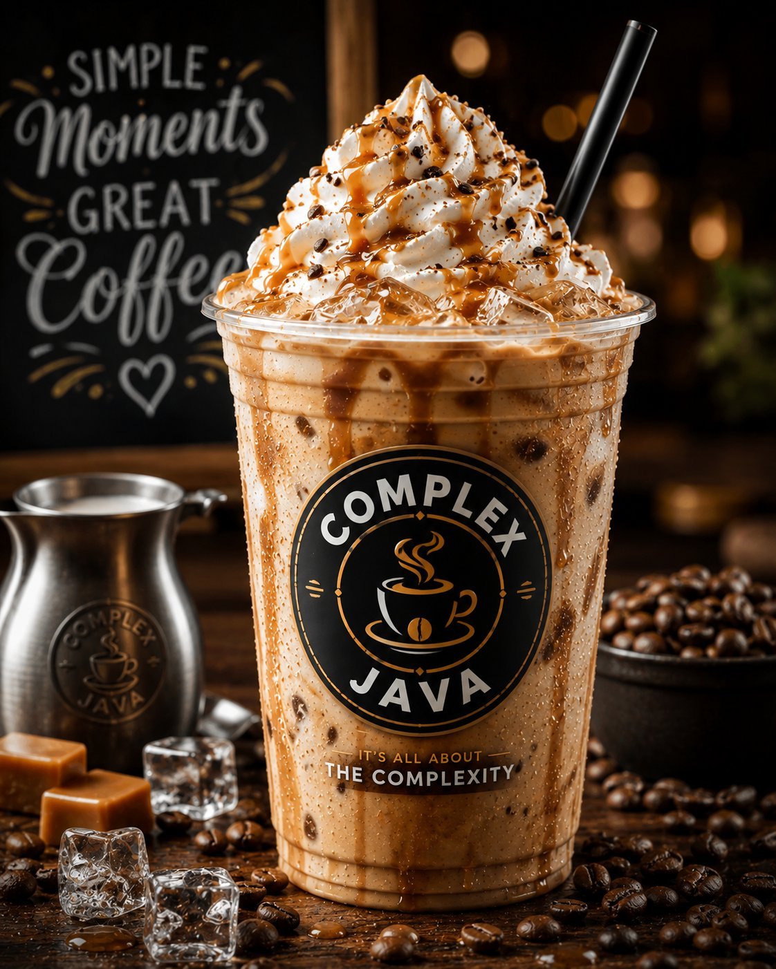 Iced coffee drink from Complex Java